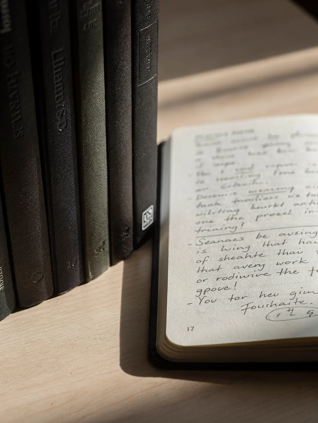 Handwritten notes on political theory